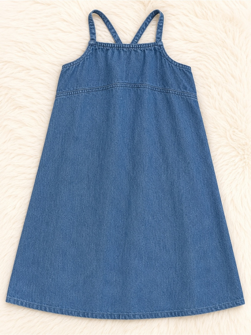Old Navy Denim A-Line Sundress - Blue